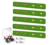 Felt Story Board | Message Board with Push Pin | 4X Felt Pin Board, Multifunctional Tack Board for Photo Wall, Background Wall