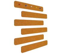 Felt Strips | 6 Pcs Self Adhesive Cork Notice Board for Wall - Sticky Strips for Bulletin Reminder Notice Board for Home, Office, Cubicle, Classroom