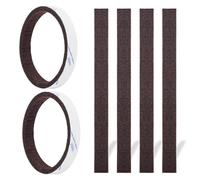 Felt Strips with Adhesive Backing, Felt Furniture Strips, 20Pieces Pack 1/2x 6 Inches, Adehesive Felt Strips for Furniture Brown
