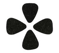 Felt Tones Mini Guitar plectrum,Black Wool Felt(Pack of 4)