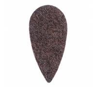Felt Tones Teardrop FELTD-BRWF-1 Brown Felt Ukulele Pick,41. 0mm x 21. 0mm x 5. 00mm