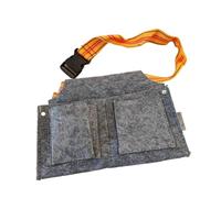 Felt Tool Pouches with Enhances Buckle Strap Multi Pocket Tool Organizers Waist Bag for Workshops and Home Renovations