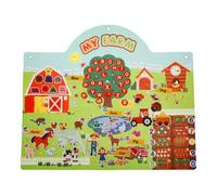 Felt Toys for Kids - Creative Learning Felt Activity Kit for Imaginative Play, Practical Educational Entertainment | Interactive Board Set for Storytelling
