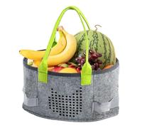 Felt transport, felt bag, storage bag, multifunctional additional space felt case, portable carry for the player, starter set, Green, see description, See description