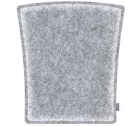 Feltd. Eco Felt Cushion Suitable for Kartell Victoria Ghost Chair Comfort with Non-Slip Coating (Cloud (Marbled Grey)