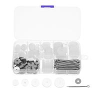 FELTECHELECTR 1 Box Movable Doll Joints Accessories with Acrylic and Metal Washer, Multiangle Movement and Dynamic Positioning, for Dolls in Artistic Creations and Model Making, Sizes 12