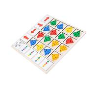 FELTECHELECTR 1 Set Directional Color Cognitive Puzzle for Intellectual Development Playset Engaging Parent Interactive Learning Game