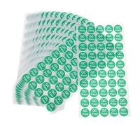 FELTECHELECTR 1000pcs Qc Passed Stickers Adhesive Quality Testing Labels for Warehouse Products 25mm Round Status Tags
