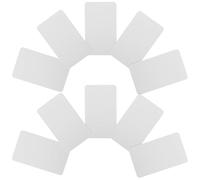 FELTECHELECTR 100pcs Blank Paper Note Cards Learning Flashcards Easy to Write White Paper Material Easy to Carry for Taking Notes