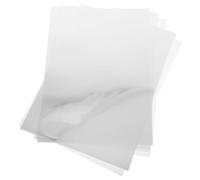 FELTECHELECTR 100pcs High Transparency Thermal Insulation Exposure Film A4 Size Plastic Stamp Film Easy to Expose Feature for Office and Craft Use