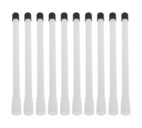 FELTECHELECTR 10Pcs 125Mm White Dual Tire Valve Stem Extensions Plastic Straight Valve Nozzle Extenders for Motorcycle Car Truck Scooter Rv Vehicle Tire Inflation