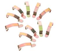 FELTECHELECTR 10pcs Car Air Filter Cover Clips Metal Housing Clamp Spring Car Air Vent Clips Easy Installation Universal Fit Replacement Parts for Accessories