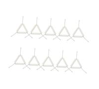 FELTECHELECTR 10Pcs Clay Triangle Crucible Holder Teaching Equipment for Chemistry Experiments for Schools Laboratories Supports Practical Learning Scientific Demonstrations