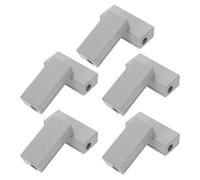 FELTECHELECTR 10Pcs Copper Terminal Blocks 2.5-16Mm² Screw Type Wire Connection Block with Plastic Shell for Electrical Panel and DIY Power Projects, Copper Grounding Bus Bar Suitable for Ac80V