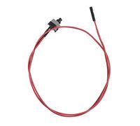 FELTECHELECTR 10Pcs Desktop Power Cable Atx Computer Chassis Off Reset Button Accessory for DIY Builds Reliable Replacement for Malfunctioning Power Restart