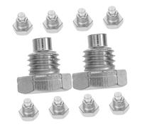 FELTECHELECTR 10pcs Floor Jack Repair Bolts Heavy Duty Horizontal Jack Handle Screws Spare Parts for Car Floor Handle Rod Replacement Silver
