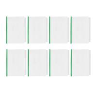 FELTECHELECTR 10pcs Green Plastic Draw Rod Folders for Music Books and Papers, Easy File Classification with Anti-Splashing Surface, Document Organizer Binder on Display and Individual Use
