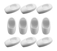 FELTECHELECTR 10pcs Miniature Urinal for Dollhouse Micro Landscape Realistic Public Restroom Scene Prop Handmade Detailed Bathroom Accessory Model for DIY Crafts
