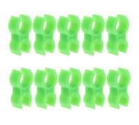 FELTECHELECTR 10pcs Plastic Wall Mounting Brackets for Fire Extinguisher Maintenance with Secure Fixation and Easy to Use Design, Suitable for Fire Extinguisher Pipes in Home Safety