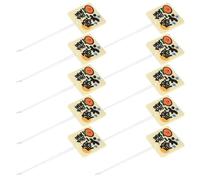 FELTECHELECTR 10pcs Silicone Car Aroma Hanging Diffuser Lightweight Auto Mirror Decor Air Mist Perfume Ornament for Freshness and Fortune Easy Install Car Scent Accessories for Men Women