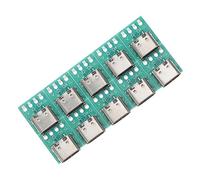 FELTECHELECTR 10pcs Usb c Connector Board Diy Pcb Converter for Usb c Adapters Fast Data Transfer