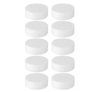 FELTECHELECTR 10pcs White Polystyrene Foam Cylinders for Cake Decorating and Crafting, Reusable Foam Cylindrical Shapes, Easy to Use Artificial Cake Bases for Celebration and Modelling Projects