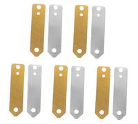 FELTECHELECTR 10pcs Zinc and Copper Anode Sheet Strips for Fruit Battery Science Experiments Electrode Materials for DIY Battery Making and Educational Physics Chemistry Kits