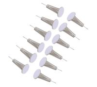 FELTECHELECTR 12pcs Adhesive Swing Spring Bases for Crafting DIY Fortune Cat Doll Accessories Natural Color Spring Parts Dashboard Dancing Doll Bases