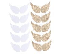 FELTECHELECTR 12pcs Angel Wings Party Costume Accessories Lightweight Cloth Backpack Style Design Unique Angel Wing Decoration Versatile for Occasions for Costume Balls
