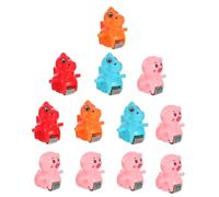 FELTECHELECTR 12pcs Electric Stair Climbing Accessories Set, 2 Sets with Pig Dinosaur Parts, Replacement Hardware for Automatic Race Track Game, Indoor Musical Climbing Slide