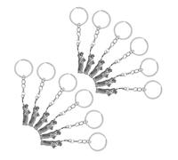 FELTECHELECTR 12pcs Statue of Liberty Metal Keychain Set, Independence Day Commemorative American Souvenir Bag Charms, Travel Keyrings for Men and Party Favors