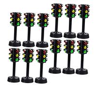 FELTECHELECTR 12Pcs Traffic Signal Light Model Educational for Imaginative Play and DIY Projects for Birthday and Christmas