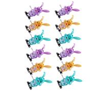 FELTECHELECTR 12pcs Wind Up Bunny for Easter Party Favors Hopping Wind Up Rabbit for Boys and Novelty for Holiday Fun and Travel Entertainment