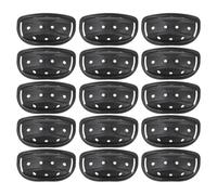 FELTECHELECTR 15pcs Black Plastic Chin Protector Pads for Electric Bike Helmets and Hard Hats with Tool-free Installation and Chin Protection, Suitable for Motorcycle and Soccer Use