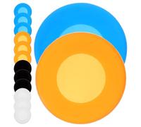 FELTECHELECTR 16pcs Silicone Stethoscope Protective Covers, Disposable Stethoscope Head Covers with Multi-color Set (orange, Blue, Black, White), Medical Accessory for Nurses and Healthcare