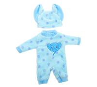 FELTECHELECTR 1Set Adorable Doll Clothes Cute Plush Pajamas for Wear Resistant and Easy to Change Unique Pattern Design for Reusable Dolls Outfits for Pretend Play