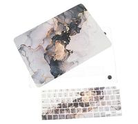 FELTECHELECTR 1Set Marble Laptop Shell with Keyboard Skin Protector Compatible with Macbook Air Slip Precise Cutouts Easy Access to Ports Buttons Durable Protection