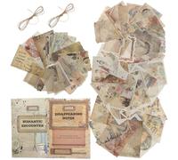 FELTECHELECTR 2 Bags Retro Style DIY Background Paper Assorted Color Decorative Paper with Beautiful Pattern for Packaging Boxes and DIY Origami