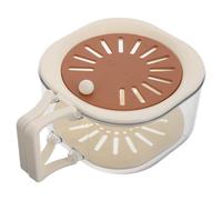 FELTECHELECTR 2-in-1 Draining and Fresh-Keeping Basket with Lid and Handle, Multifunctional Fruit and Vegetable Washing Bowl with Strainer, Kitchen Plastic Drainer for Fruit Cleaning