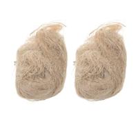 FELTECHELECTR 2 Packs Bird Nesting Material Soft Bedding Natural Jute Silk Twine Pads Comfortable Surface for Indoor Outdoor Garden Nest Building Supplies Suitable for Hamster and Guinea Pig