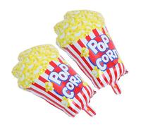 FELTECHELECTR 2 Pcs Popcorn Foil Balloons Large Food Theme Balloon for Birthday Shower Movie Night Party Decorations Movie Night Decorations