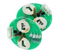 FELTECHELECTR 2 Sets DIY Electronic Gyroscope Soldering Kits Small Lightweight Accessories for Skill Training and Learning Portable Gyroscope Assembly Practice for Beginners and Hobbyists