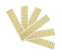 FELTECHELECTR 200 Pcs High Voltage Caution Labels Yellow Triangle Electrical Hazard Warning Stickers for Industrial Safety and Equipment Electric Shock Prevention