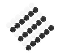 FELTECHELECTR 200Pcs Small Go Chess Pieces Resin Stones Black White 1.4Cm Diameter Board Game Accessories for Family Friends Strategy Games