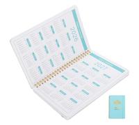 FELTECHELECTR 2025-2027 Yearly Planner Weekly and Monthly Diary Book with Comprehensive Coverage and Portable Design in Green Paper for Business Use and Schools