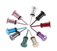 FELTECHELECTR 20pcs 20pcs Mobile Phone Plug and SIM Card Removal Tools with Headphone Jack Dust Plugs for Smartphones Seamless Earphone Use Convenient SIM Tray Opener Stylish Multi-color