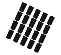 FELTECHELECTR 20pcs Black Plastic Film Canisters Lids Lightproof Camera Reel Storage Containers for Film and Bead Organization for Photography and Craft Use