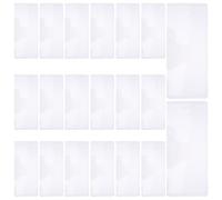 FELTECHELECTR 20pcs Money Sleeve for Bills Paper Money Holder Plastic Currency Holder for Collectors Bill Paper Currency Sleeves Banknote Protective Display