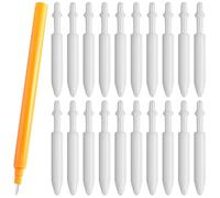FELTECHELECTR 20pcs Nylon Paint Marker Replacement Tips 0.7mm Fine Nibs for Acrylic Paint Pens Spare Pen Points for Artists and Enthusiasts