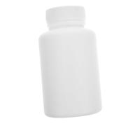 FELTECHELECTR 20Pcs White Plastic Pill Bottles Travel Friendly Medicine Organizers with Leak Resistant Caps for Capsules Powders Solid Medications Compact Storage